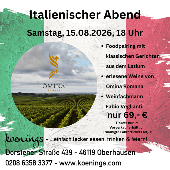 Italienischer Abend Omina Romana